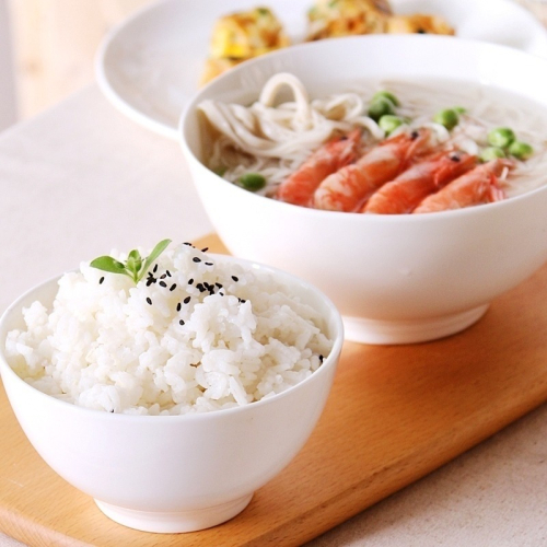 韓式陶瓷家用喫飯歐式骨瓷日韓大號蒸雞蛋羹碗隔熱米飯碗麪碗商用
