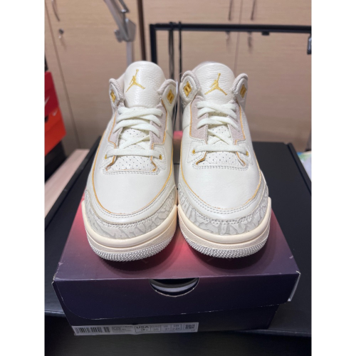 【全新現貨】J Balvin x Jordan 3 聯名童鞋 3Y 夕陽漸層 麥德林笑臉