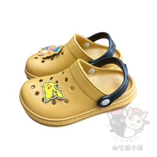 寶可夢園丁鞋 台灣製 輕量 防水 兒童 布希鞋 pokemon 皮卡丘 噴火龍 拖鞋