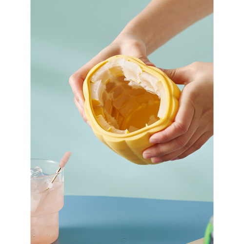 南瓜冰塊模具硅膠食品級冰格製作冰凍製冰格神器家用冰盒冰桶