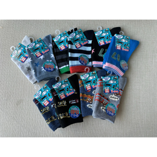 日本 男童短襪組五入 15-20cm 現貨