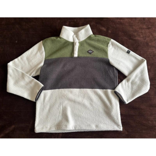 【J3】二手衝浪大牌Quiksilver絨毛大學T SZ L
