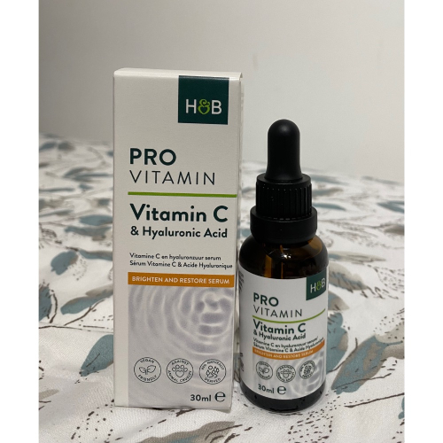 英國H&B 維他命C玻尿酸精華液❤️英國帶回現貨