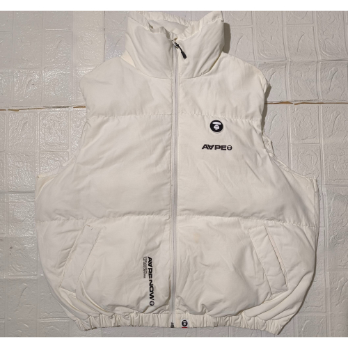 (0722) AAPE 背心 外套 胸圍136 衣長66