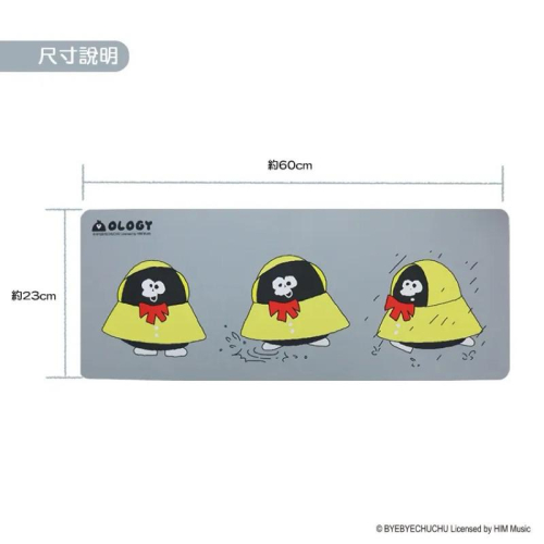 【快速出貨+附紙本發票】Non Souci 奧樂雞雨衣滑鼠(桌)墊 研達
