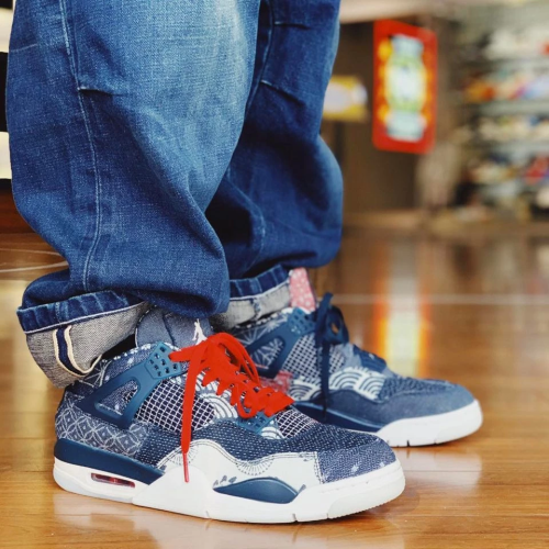 Air Jordan 4 SE Deep Ocean CW0898-400 單寧 刺繡 AJ4