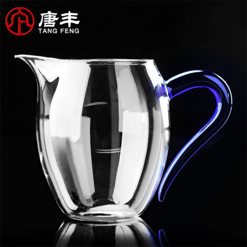 唐豐帶把玻璃公道杯大容量茶海單個家用耐熱功夫裝茶器簡約分茶器