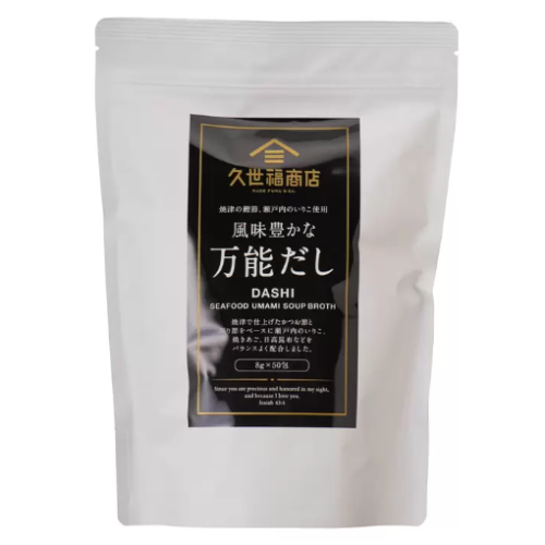 特價50包 400g 日本久世福 鰹魚昆布高湯包 8公克X50包 瀨戶內海魚乾飛魚乾柴魚片 天然味精鮮味調味料 無調味劑