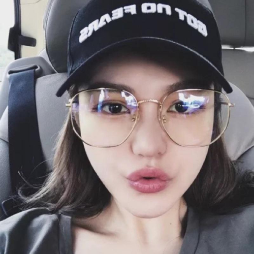 現貨❤️復古金框大眼鏡 透明鏡片 0度數 眼鏡架 眼鏡 鏡框 防護眼睛 護目鏡 透明鏡片眼鏡