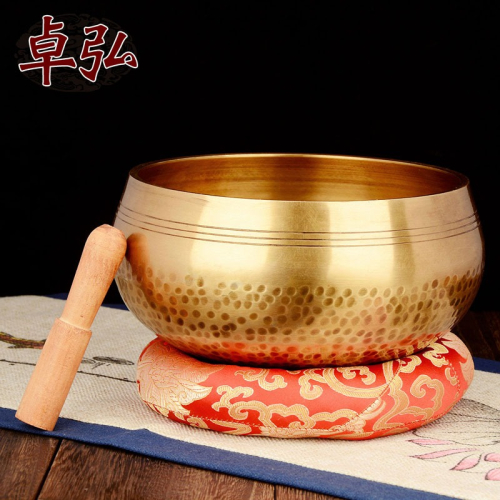 卓弘 佛音缽手工佛音碗響銅瑜伽冥想頌缽銅磬法器缽盂銅缽銅