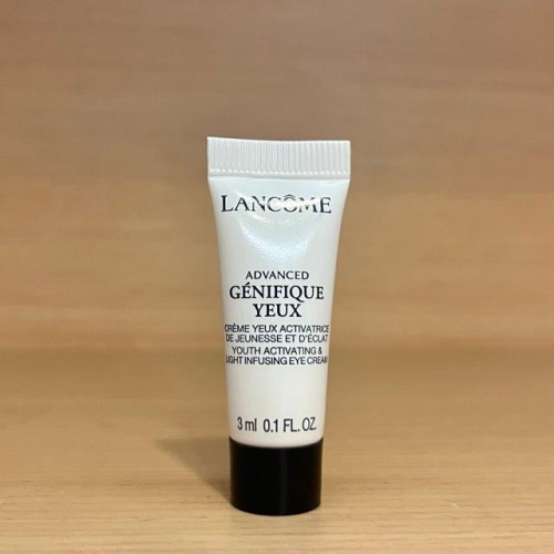 栗子美妝?｜LANCOME 蘭蔻 超未來肌因亮眼精粹霜 3ml 小樣 專櫃中文標 旅行裝