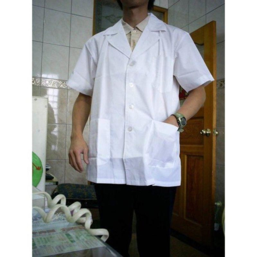 超薄款 醫師服 藥師服 半身 白袍 短袖 另有 長袖 純白 醫師袍 醫生袍 醫生服 醫師白袍 藥劑師 藥師