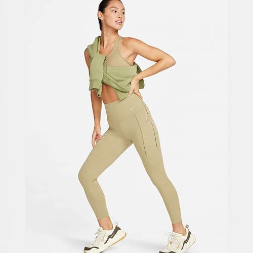 NIKE AS W NK DF UNIVERSA HR TGH 女 緊身長褲 綠色 DQ5898276