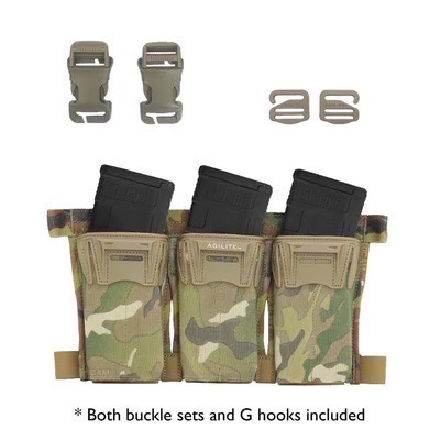 〘XSPEED〙警用裝備 AGILITE PINCER PLACARD™ TRIPLE MAG POUCH 彈匣袋