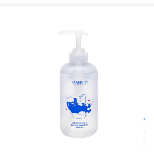 韓國 FRANKLiiN 寶寶無添加2in1沐浴洗髮露 500ml
