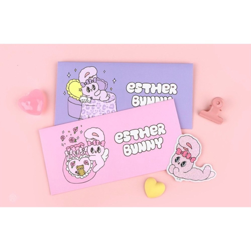 韓國文創 艾絲樂兔 Esther Bunny 信封組