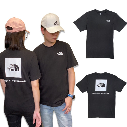 THE NORTH FACE NSE BOX LOGO 黑色 棉 短袖 短T 韓國公司貨 現貨 NT7UN56A