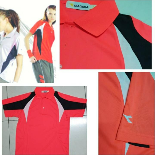 【3折】DIADORA 排汗短POLO衫(短袖立領polo衫.休閒衫.排汗衣.短衫.休閒裝.運動服) L 最後1件