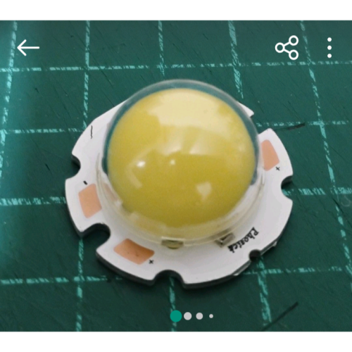 五顆一組 12V 1.5W 白光LED 5400K-6000K 亮度 450-500lm