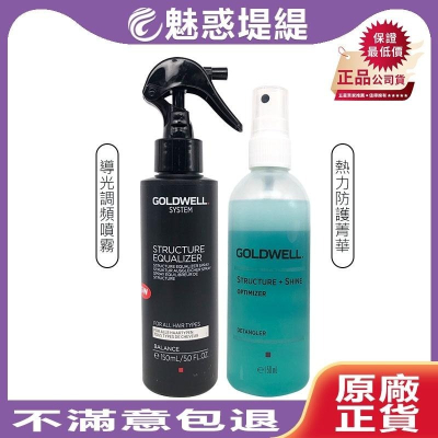 【魅惑堤緹?】歌薇 GOLDWELL 光感 導光調頻噴霧/熱力防護菁華 150ml 噴霧 免沖洗 護髮 公司貨