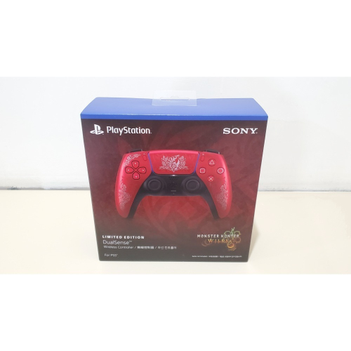 PS5 魔物獵人 荒野 手把 限量版 DualSense 無線控制器 台灣公司貨 全新未拆 保固一年