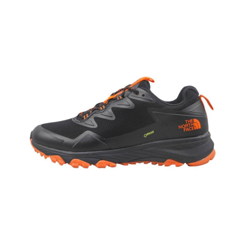 TNF Gore-Tex x Vibram黃金大底防水塗佈戶外機能鞋 黑橘色 抓地耐磨輕便休閒鞋