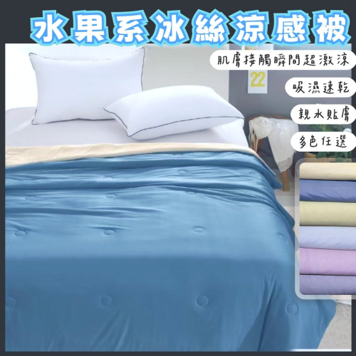 【爽眠工房】2025最新推出 冰肌水果被?爆效降溫?要冰要爽 整夏爽眠 雙面印花 親膚面料 涼被 冷氣被 涼感